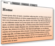 menu css solapa