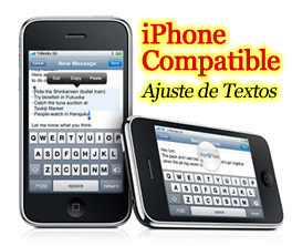 iphone ajuste de textos