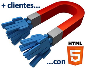 atrae clientes con html5