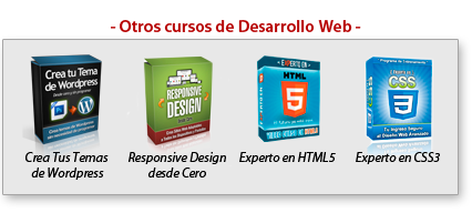 Cursos de Desarrollo Web