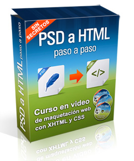 psd a html paso a paso