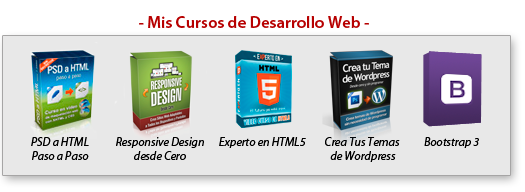 cursos de desarrollo web