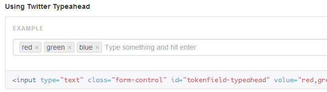 Tokenfield para Bootstrap