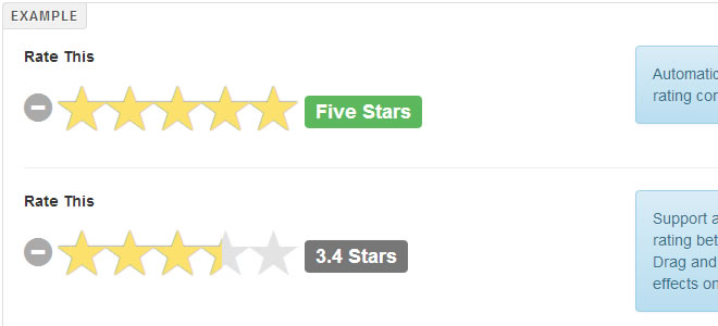 Bootstrap Star Rating